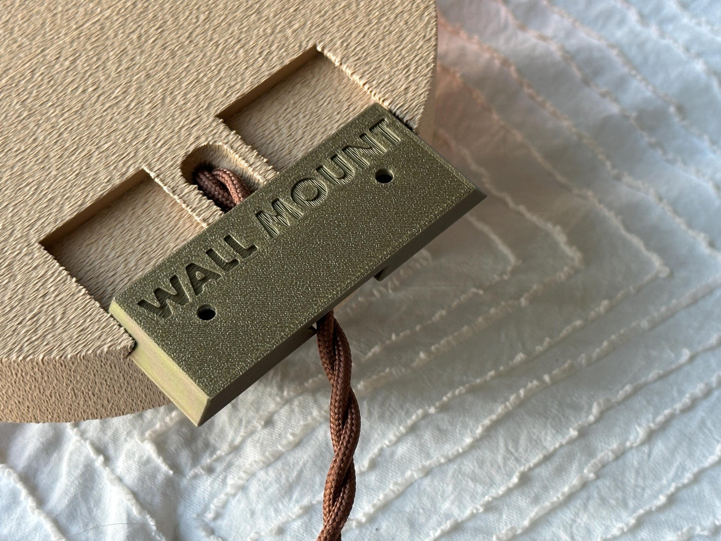 Dune Wall Sconce – Plug-In & Dimmable