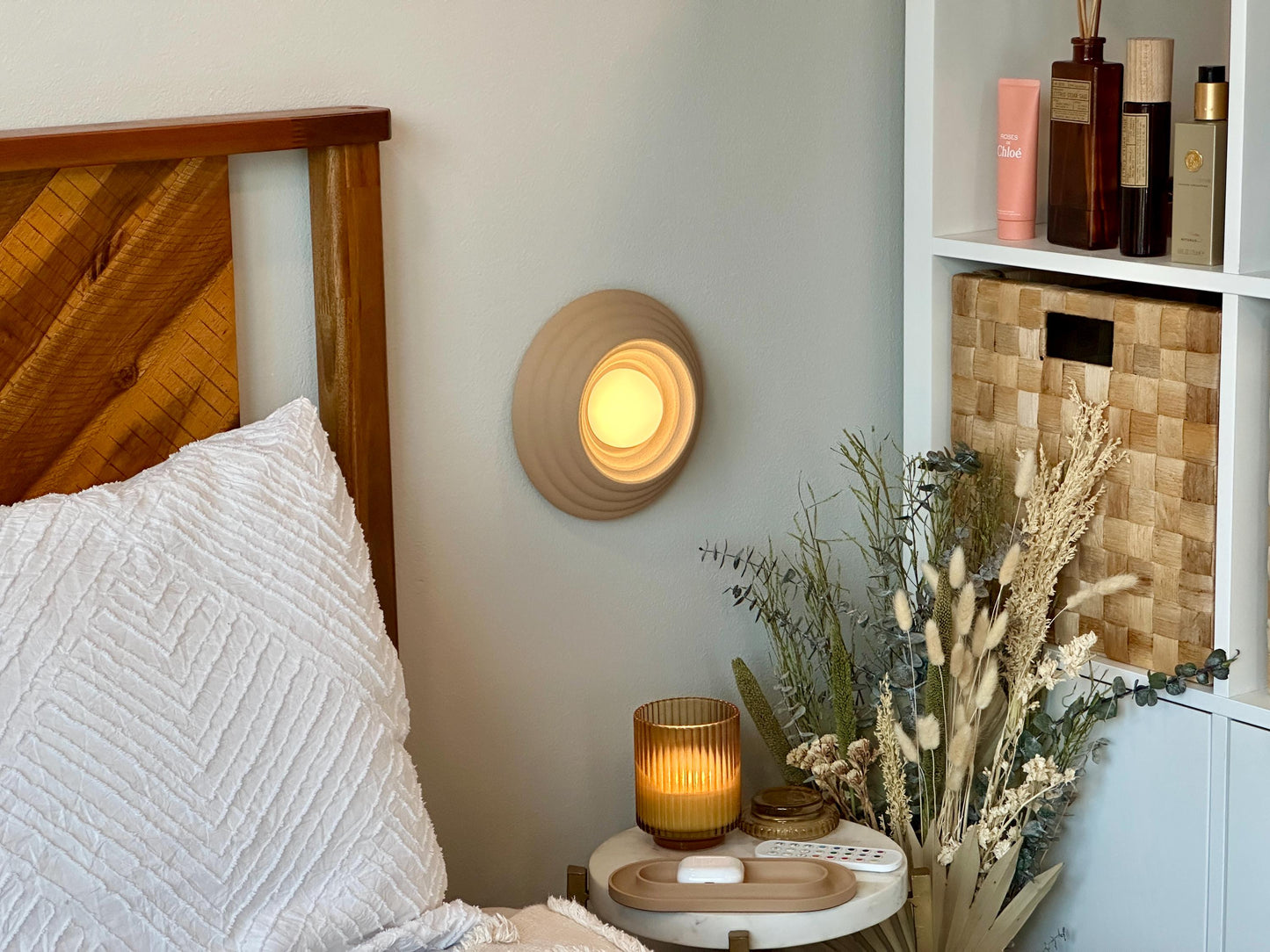 Circa Wall Sconce – Wireless, Rechargeable, Dimmable