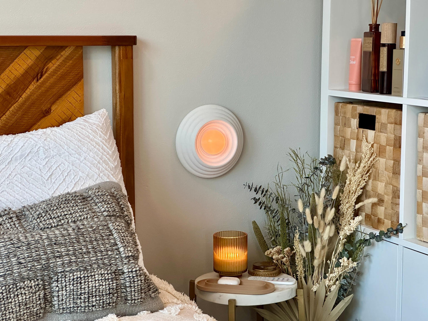 Circa Wall Sconce – Wireless, Rechargeable, Dimmable, Remote