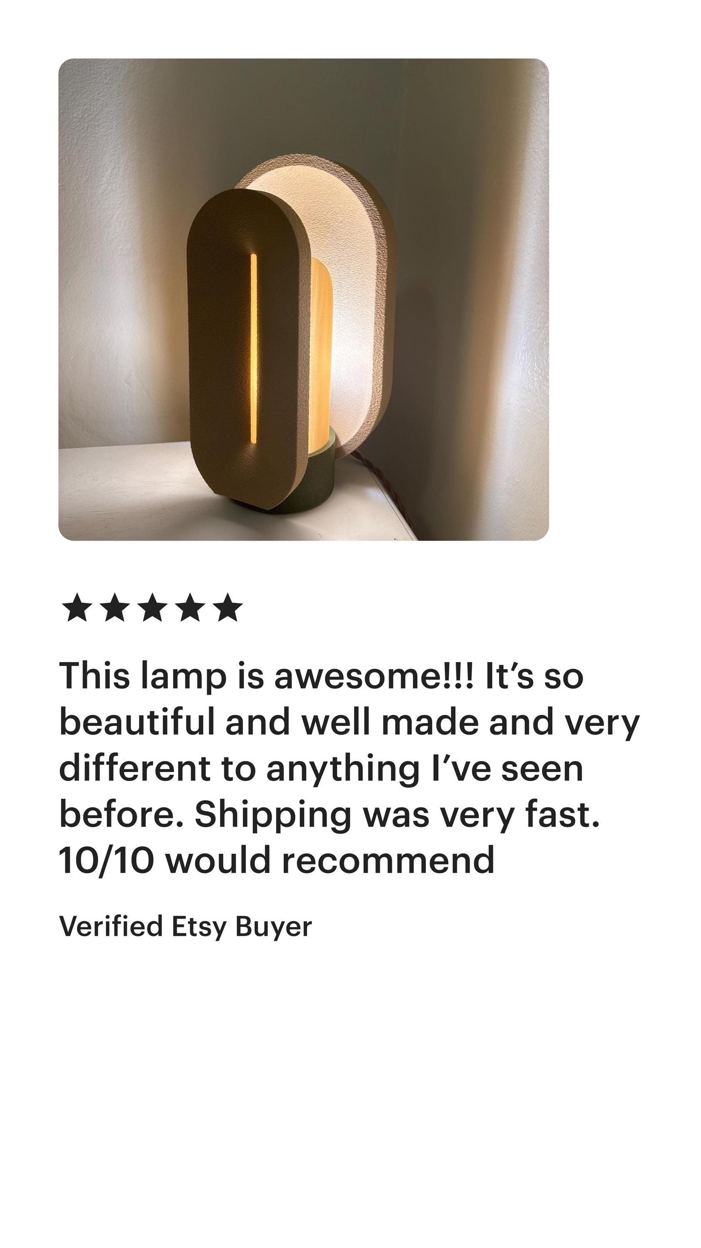 Dune Smart Table Lamp – Modern & Dimmable