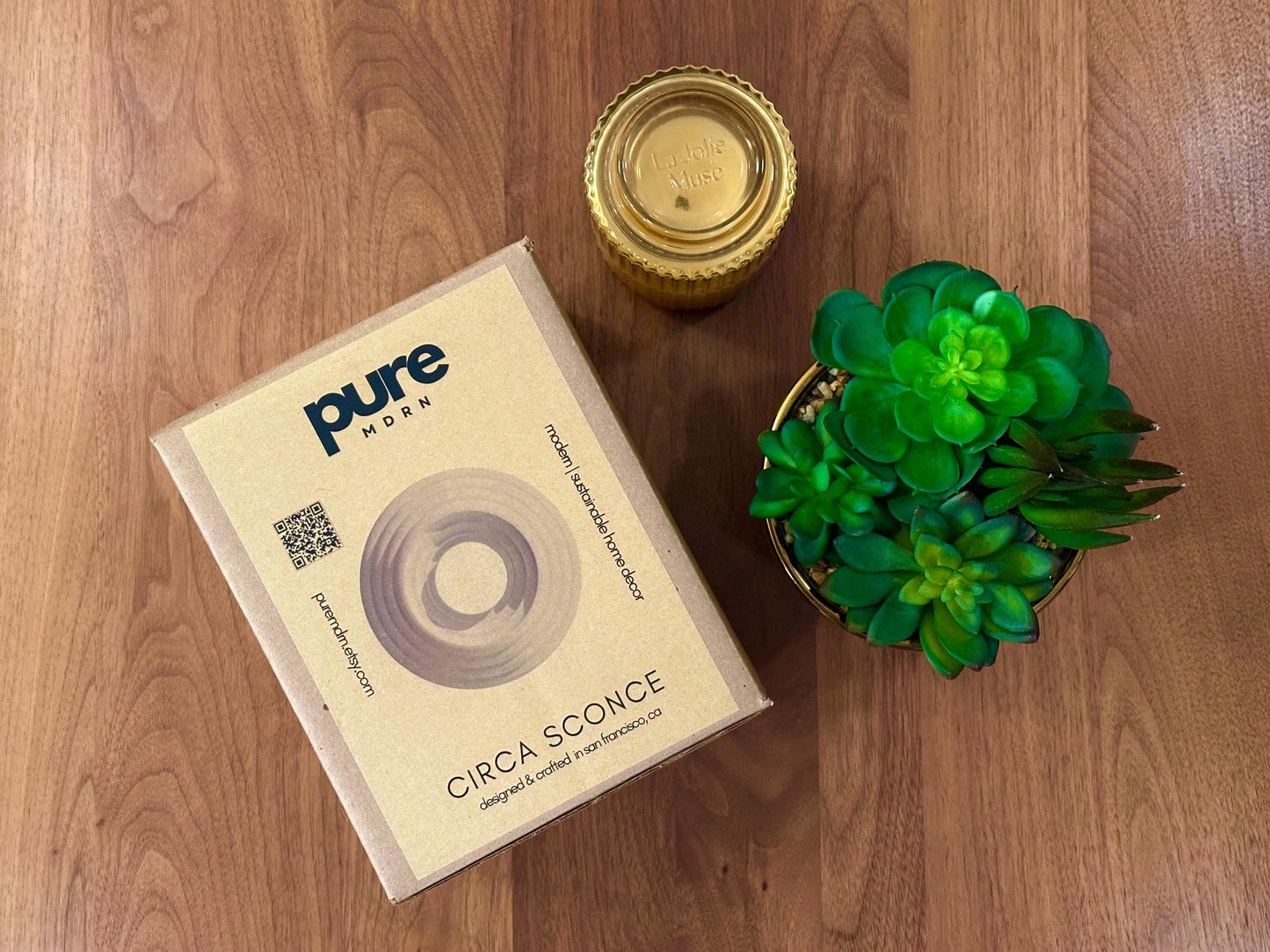 Circa Wall Sconce – Wireless, Rechargeable, Dimmable