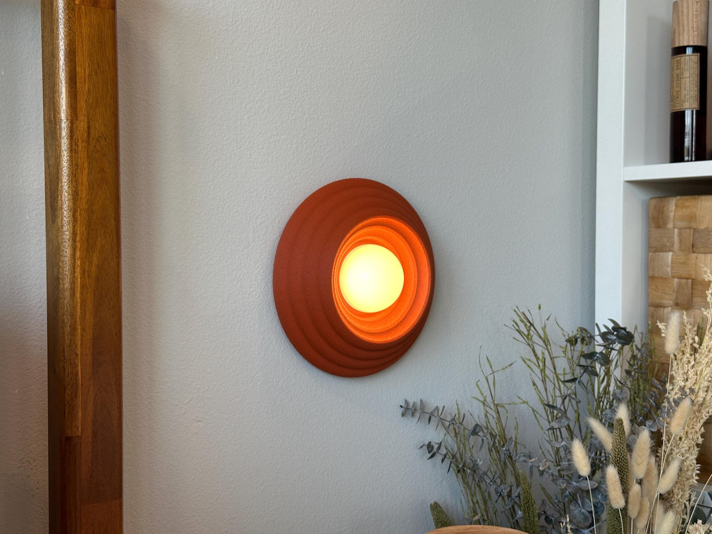 Circa Wall Sconce – Wireless, Rechargeable, Dimmable, Remote