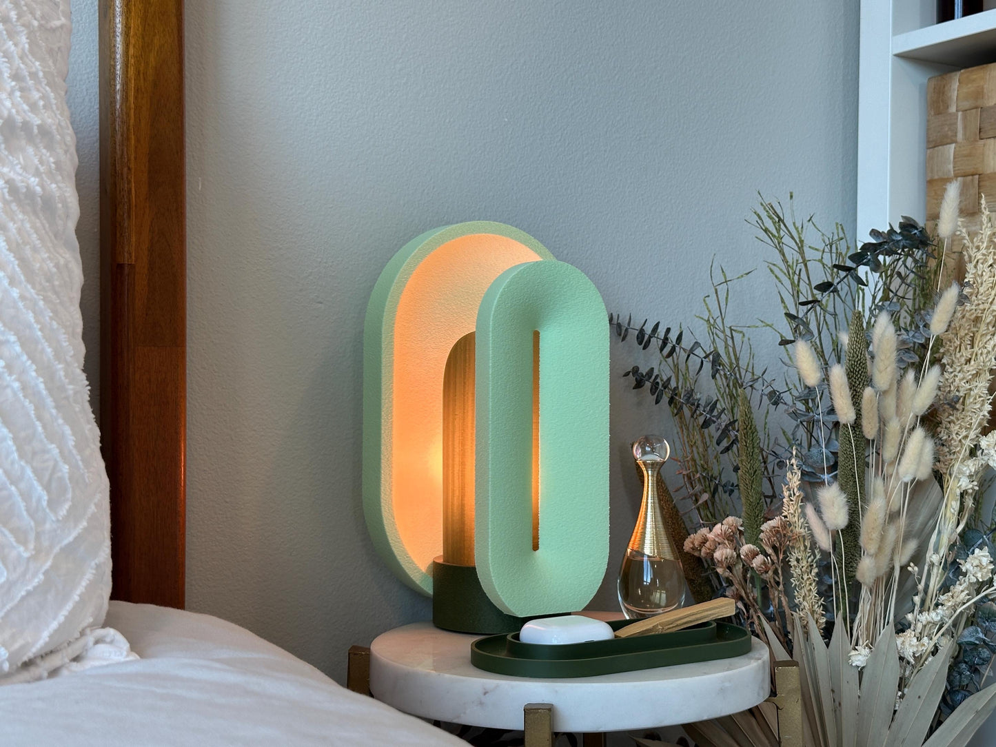 Dune Table Lamp – Dimmable, Matcha Green Edition