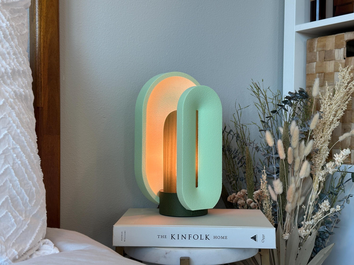 Dune Table Lamp – Dimmable, Matcha Green Edition