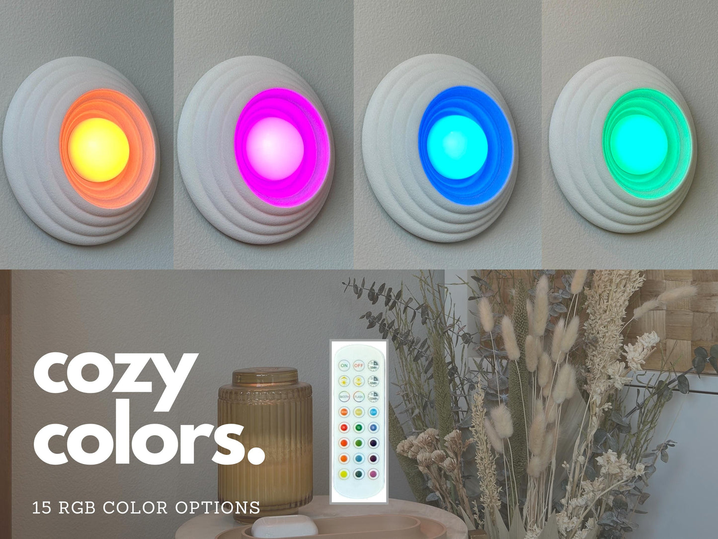 Circa Wall Sconce – Wireless, Rechargeable, Dimmable