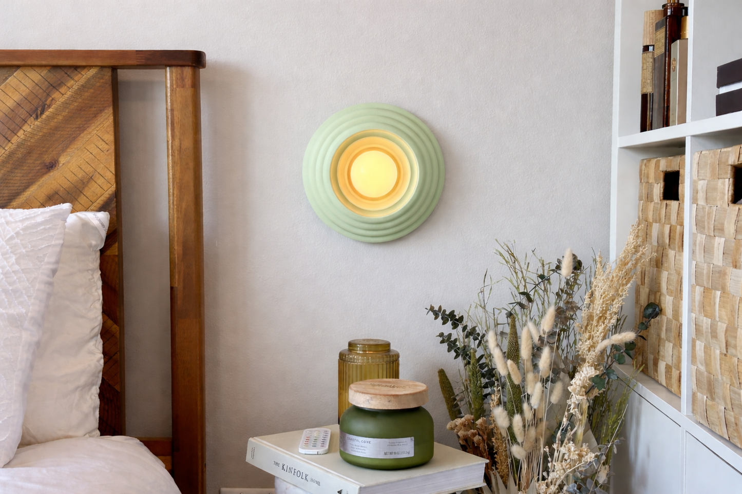 Circa Wall Sconce – Wireless, Rechargeable, Dimmable, Remote