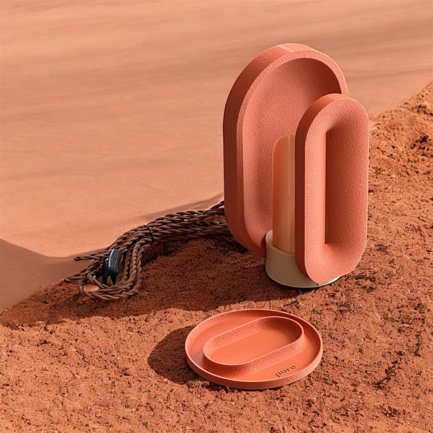 Dune Smart Table Lamp – Terracotta Edition