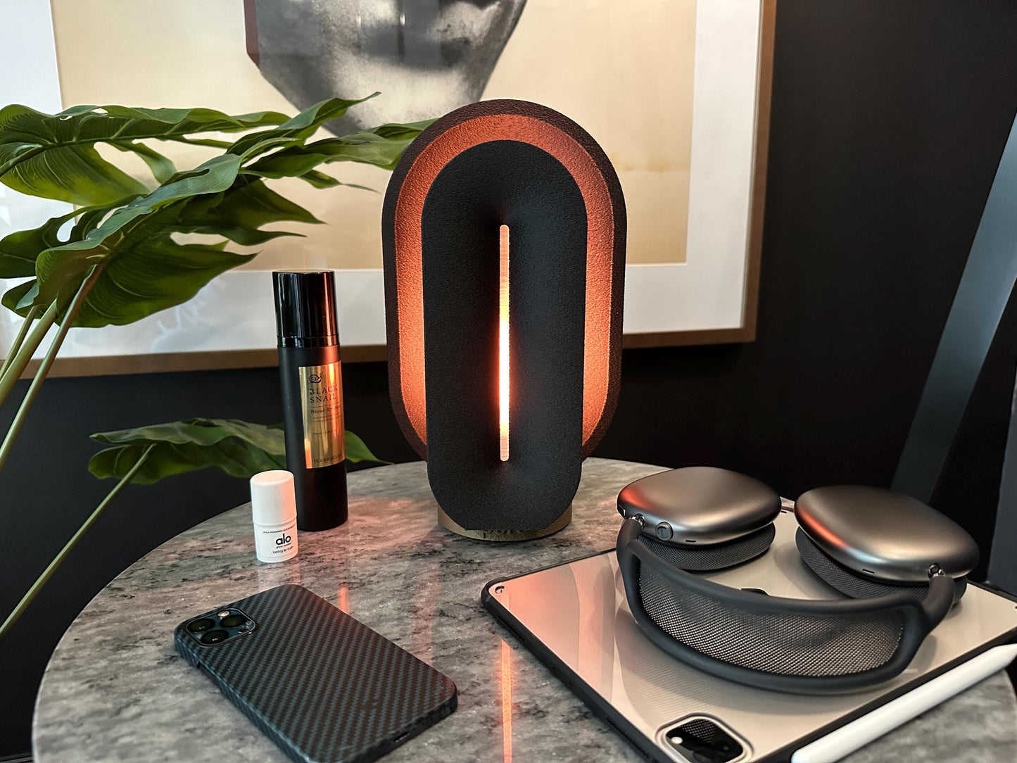 Dune Table Lamp – Black Edition, Dimmable