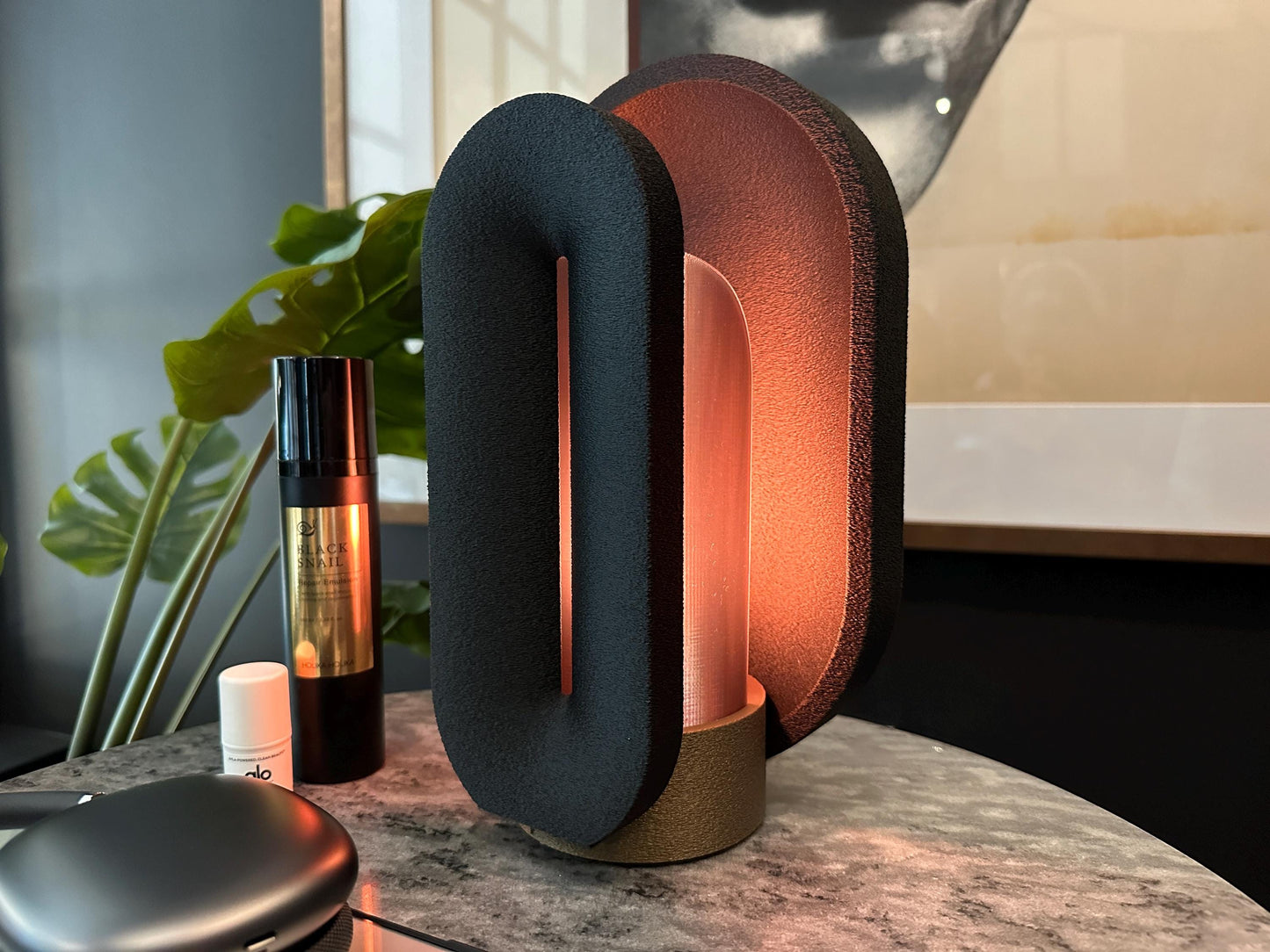 Dune Table Lamp – Black Edition, Dimmable