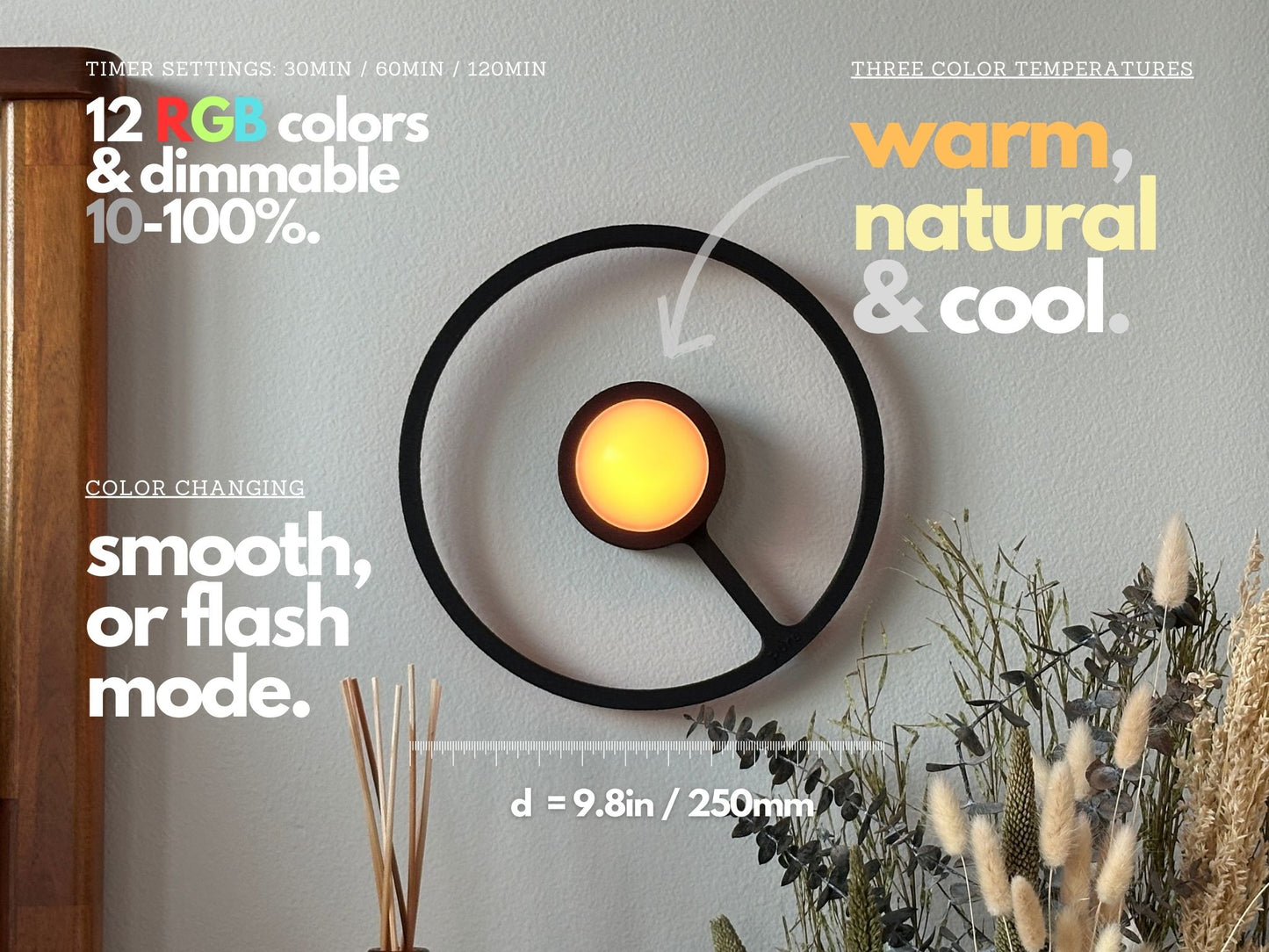 ORA Wireless Wall Sconce