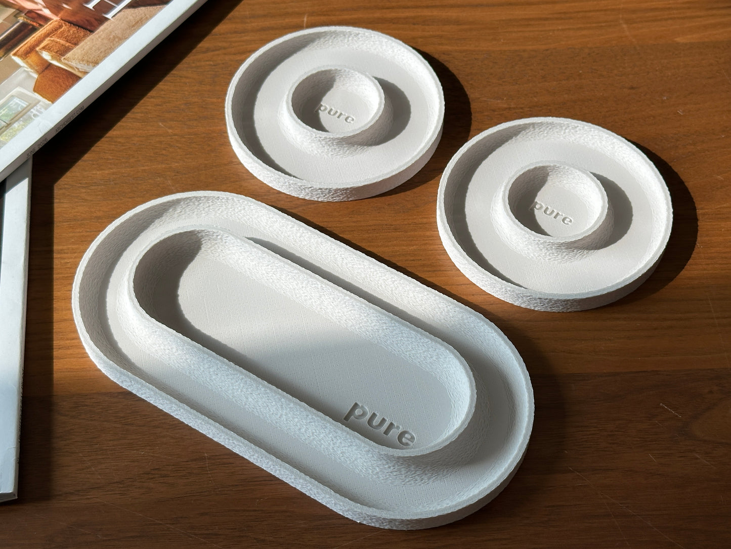 Valet Tray Set | Cream White