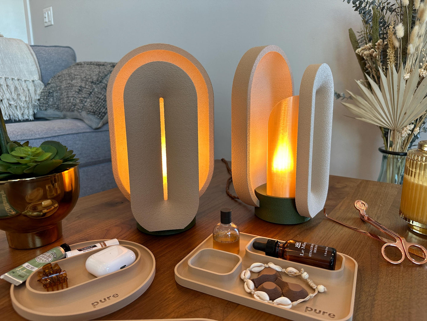 Dune Lamp Set – Modern Bedside Lighting (Set of 2)