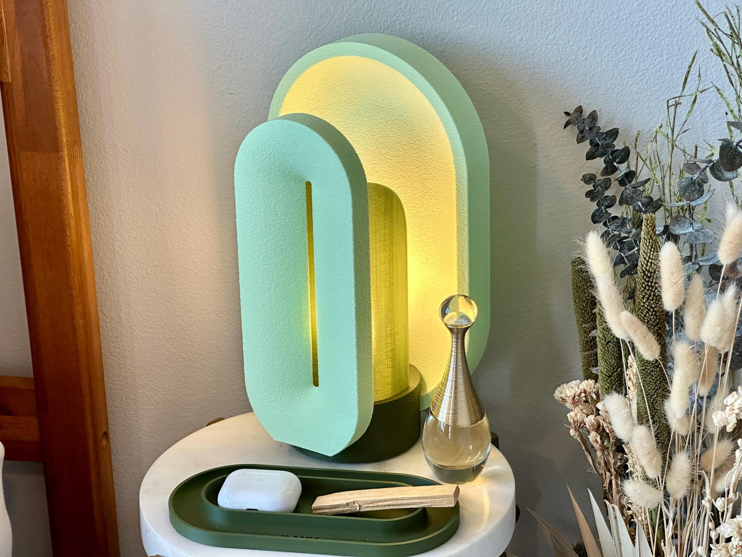 Dune Table Lamp – Dimmable, Matcha Green Edition