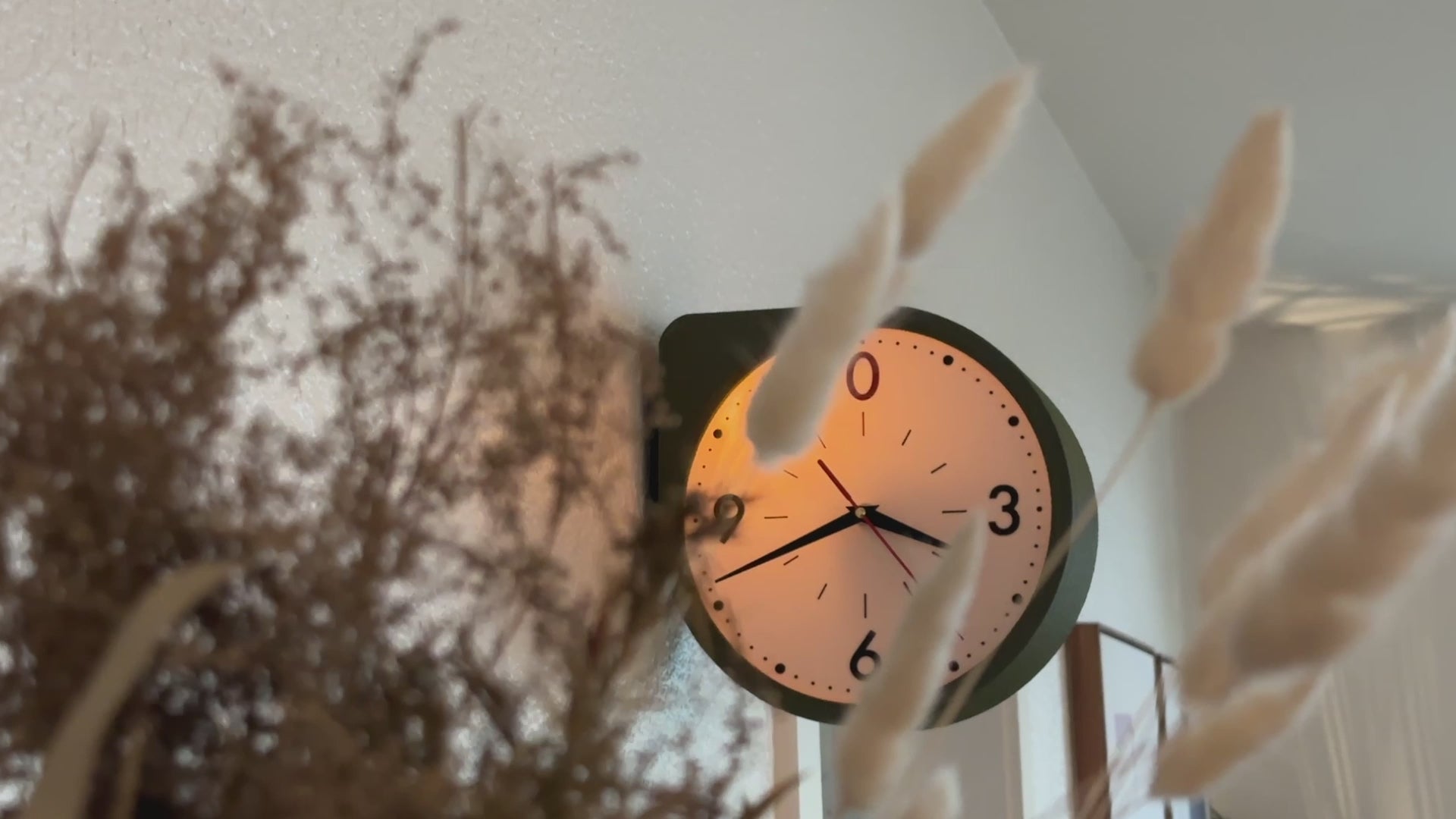Moss Green Station Clock by Pure MDRN