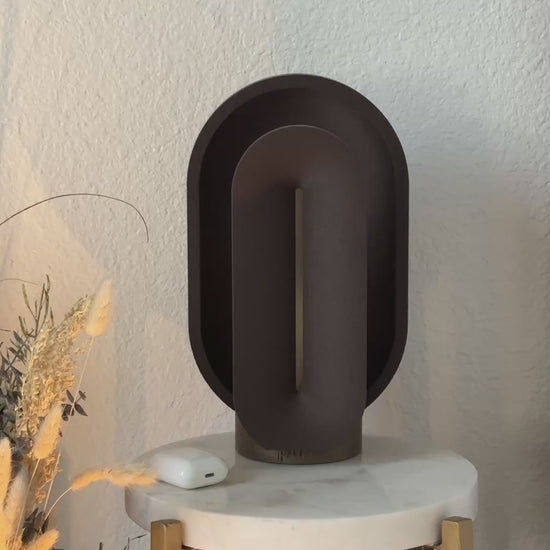 Dune Table Lamp- Coffee Color-way Video, by PURE MDRN
