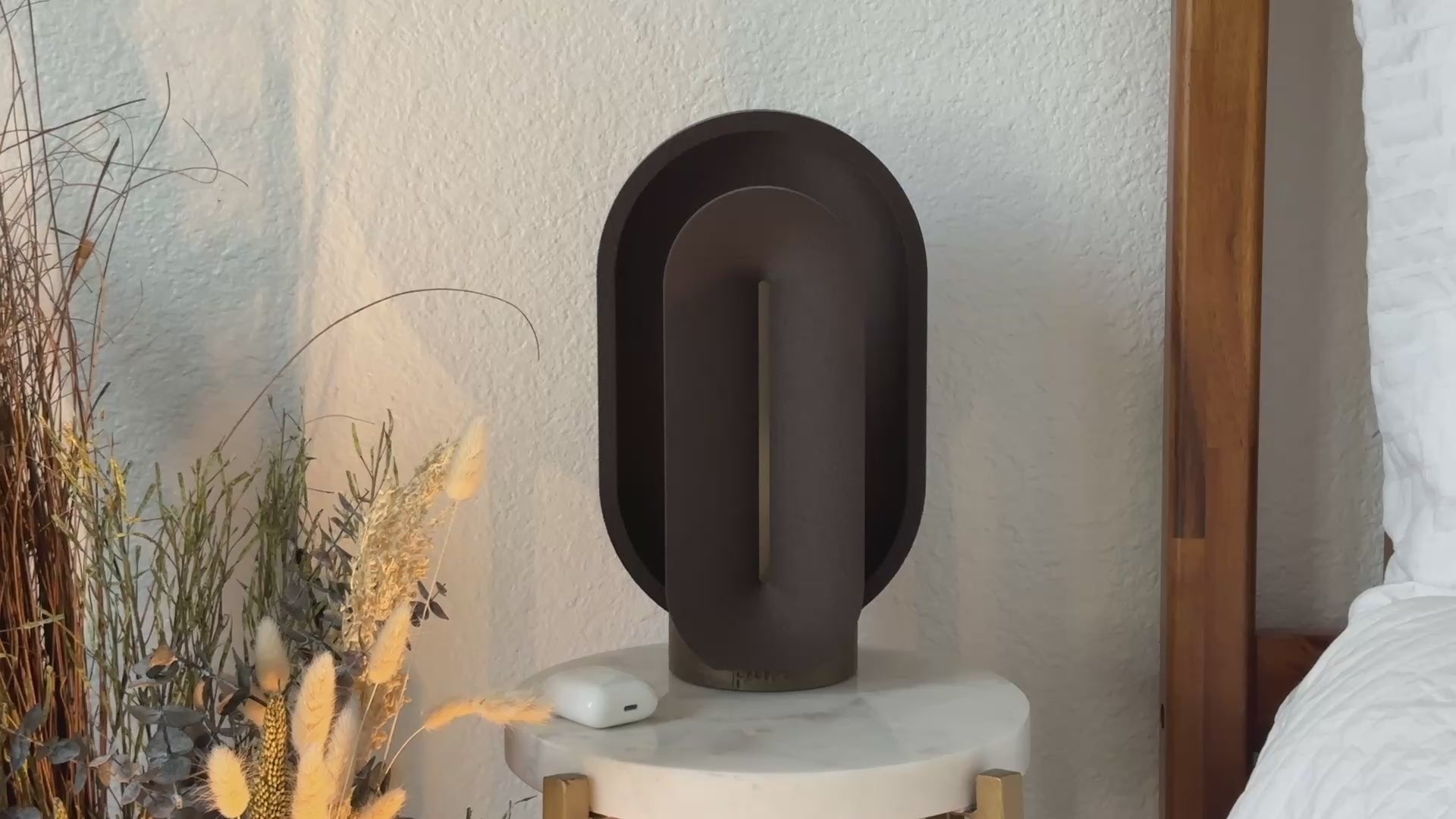 Dune Table Lamp- Coffee Color-way Video, by PURE MDRN